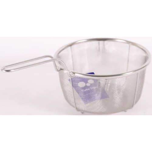 Three Snow Boiling Basket, 20cm, 18-8 Stainless Steel, with Handle, Colander, Tsubame-Sanjo, Made in Japan, Three Snow Shinkoshi Works, 31083