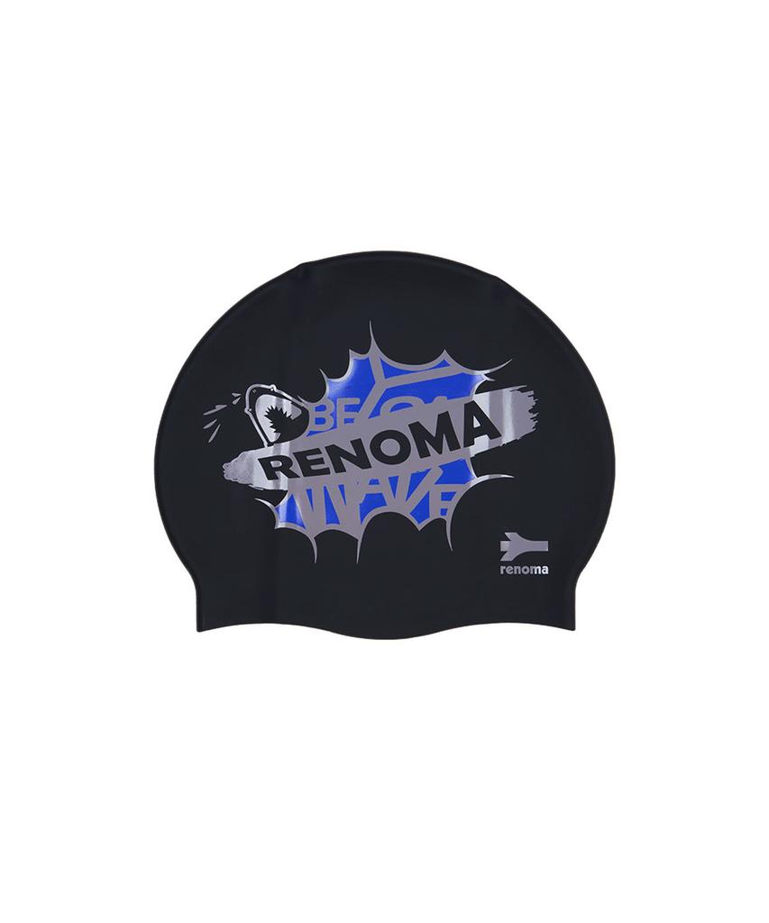 Lenomasuyeongbog Toys Adult Typo Silicone Swim Cap Black Ro-Rc2E402-Bk