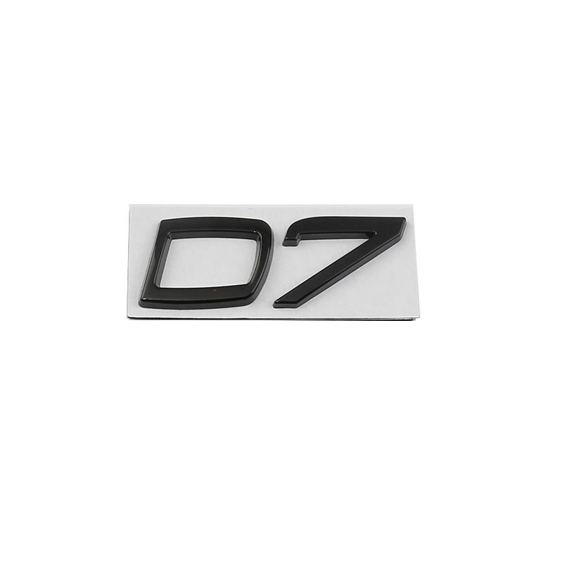 1Pc Car Metal D2 D3 D4 D5 D6 D7 Words Logo Badge Emblem Decals Sticker For Volvo S40 S60 S80 S90 XC40 XC60 XC90 V40 V60 V70 V90 C30