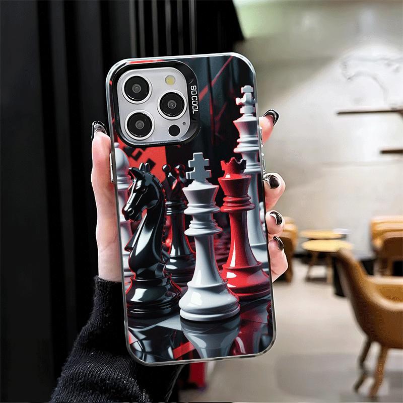 Competitive Chess Game Shockproof Phone Case for iPhone 17 Air 16 16E 15 Pro Max 14 Plus 13 Mini 12 Back Cover Anti Fall Fundas