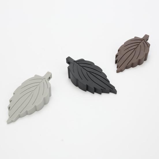 1/2 stk Blad Dørstopper Kile Veggbeskytter Sklisikker TPR Vindtett Uten Boring Kollisjonssikker Teppe Flis Betong Tregulv Dørstopper