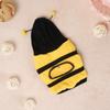 Pet Bee Dog Clothes Cat Cosplay Cat Clothes Dog Hooded Coat Warm Apparel Cat Bee Clothes Dog Puppy Hoodies Funny Coats for Pet