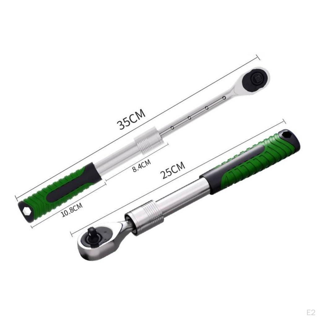 1/2 Inch Ratchet Wrench Industrial Grade 72Tooth Bidirectional Hand Tool for