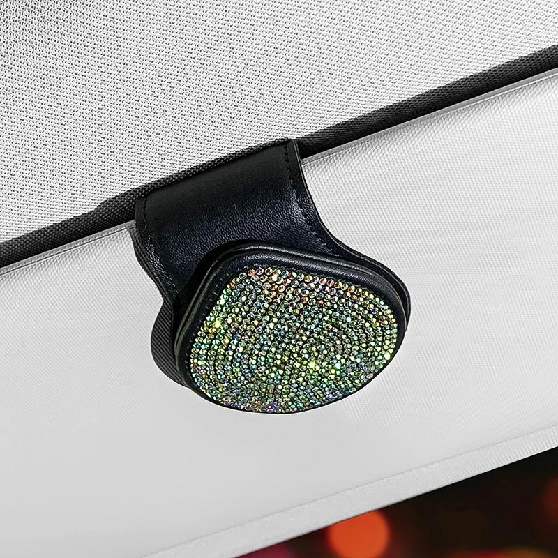 

Алмазный кристалл автомобильные очки клипса автомобильный солнцезащитный козырек держатель солнцезащитных очков магнитные вешалки для очков автомобильные аксессуары для женщин