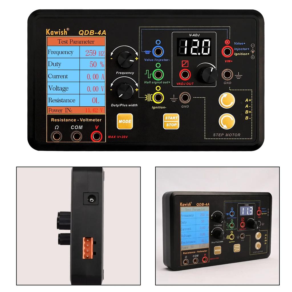 Brand New Car Ignition Coil Test Injector Solenoid Valve Idle Stepper Motor Instrument Tester Fault Detector Driving Simulator