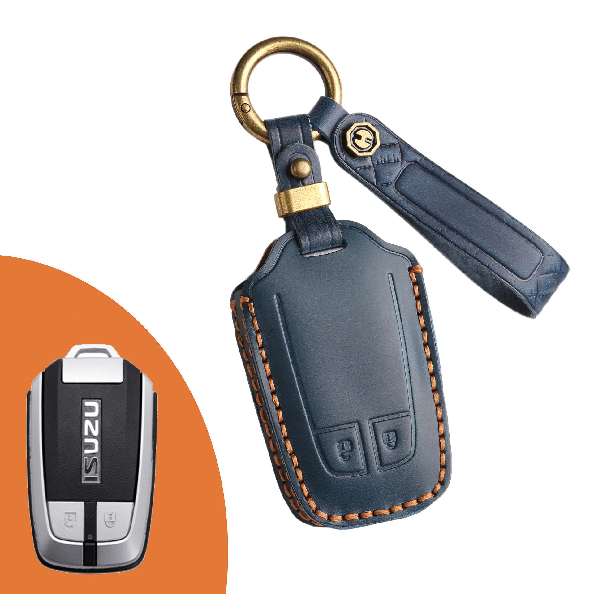 

Полная защита ключа чехол для Isuzu mu-X D-MAX Юго-Восточный азиатский пикап синий