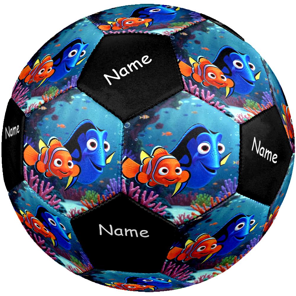 Custom Name Nemo Theme Size 5 Soccer Ball, Suitable for Both Indoor and Outdoor Matches, a Gift Suitable for Everyone.