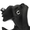 1 Pair Stainless Steel Candy Color Enamel Hoop Earrings Women Kids Earrings Gifts Fashion Children Jewelry Huggie Wholesale