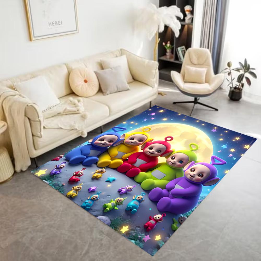 Teletubbies Moon Night Carpet Suitable for Game Room Bedrooms Kitchen Outdoor Antislip Carpet Office home decor Perfect Gift for Women/Men