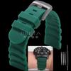22 24mm Matte Knobby Texture Silicone Watchband for Luminox 3501 8831 3749 3741 Men's Diving Sports Bracelet Replace Wristbands