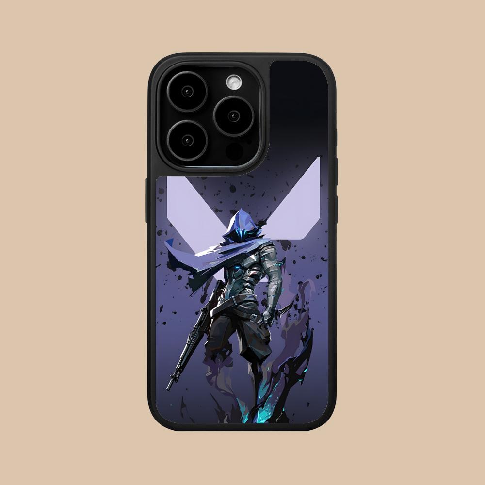 

Valo Omen Phone Case for iPhone 17 16 15 14 13 12 11 Air Pro Max Plus Matte Surface Cover iPhone 11