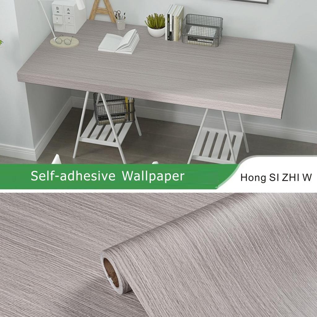 6M Waterproof Self Adhesive PVC Wallpaper Roll Furniture Cabinets Vinyl Decorative Film Wood Grain Stickers for Diy Home Decor