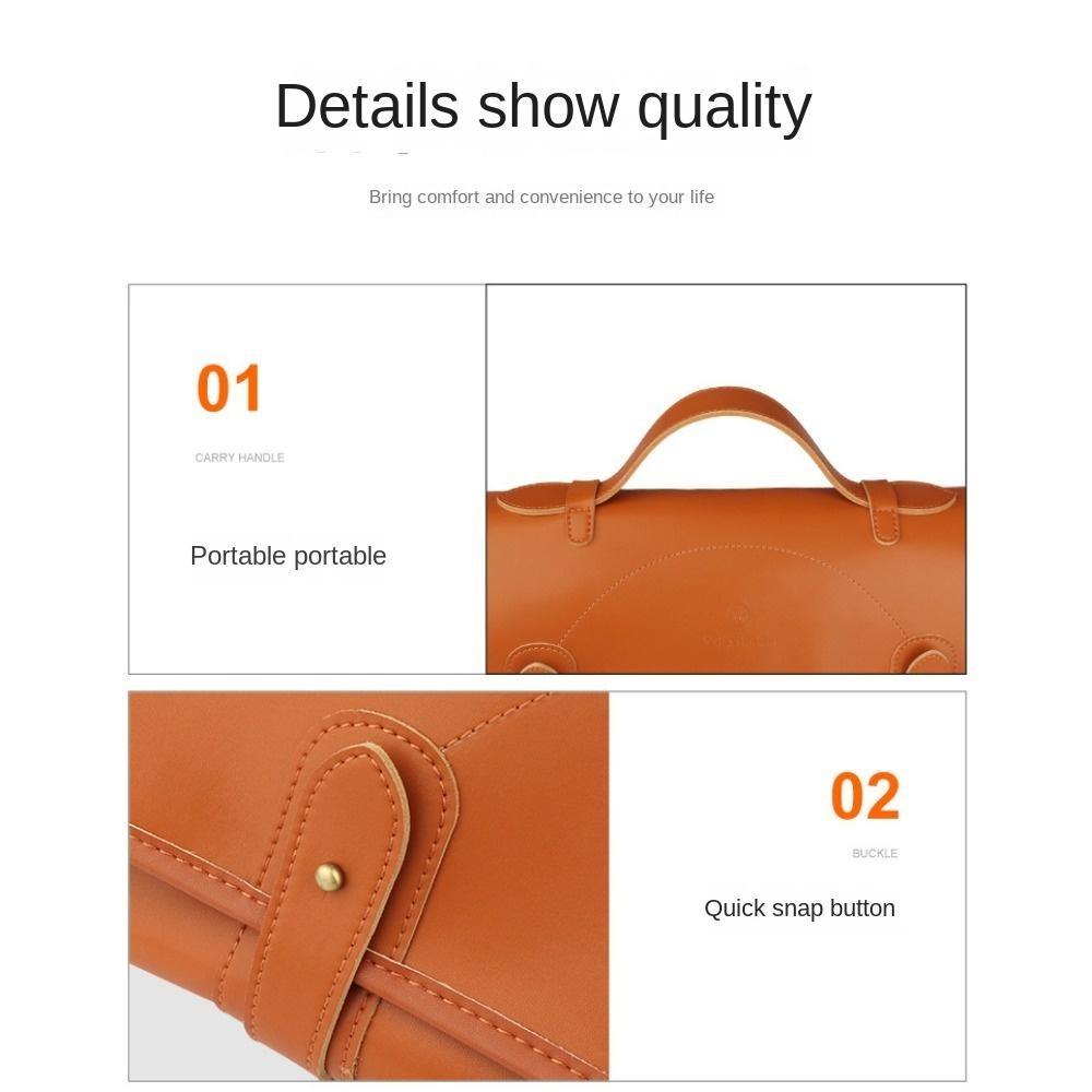 Outdoor Leather Knife Bag, Chef Knife Bag, Cowhide Knife Bag, Outdoor Camping Bag