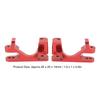 2PCS RC Caster Blocks   High Hardness Aluminum Alloy Front C Hub Carrier for   Rustler 4  1:10 RC Car