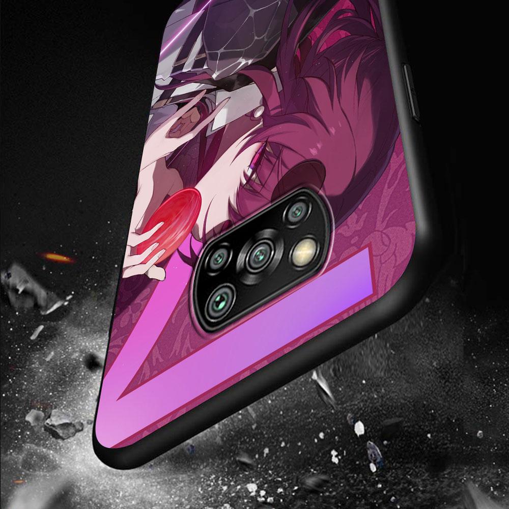 Star Rail Cute Cover for Xiaomi Poco X3 NFC X5 F3 M5s M4 M3 M2 Pro Case Black TPU Mobile Phone Bag Soft Bumper