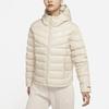 Nike Sports Casual Warm Hooded Down Jacket Winter Women Jacket Beige DH4074-206