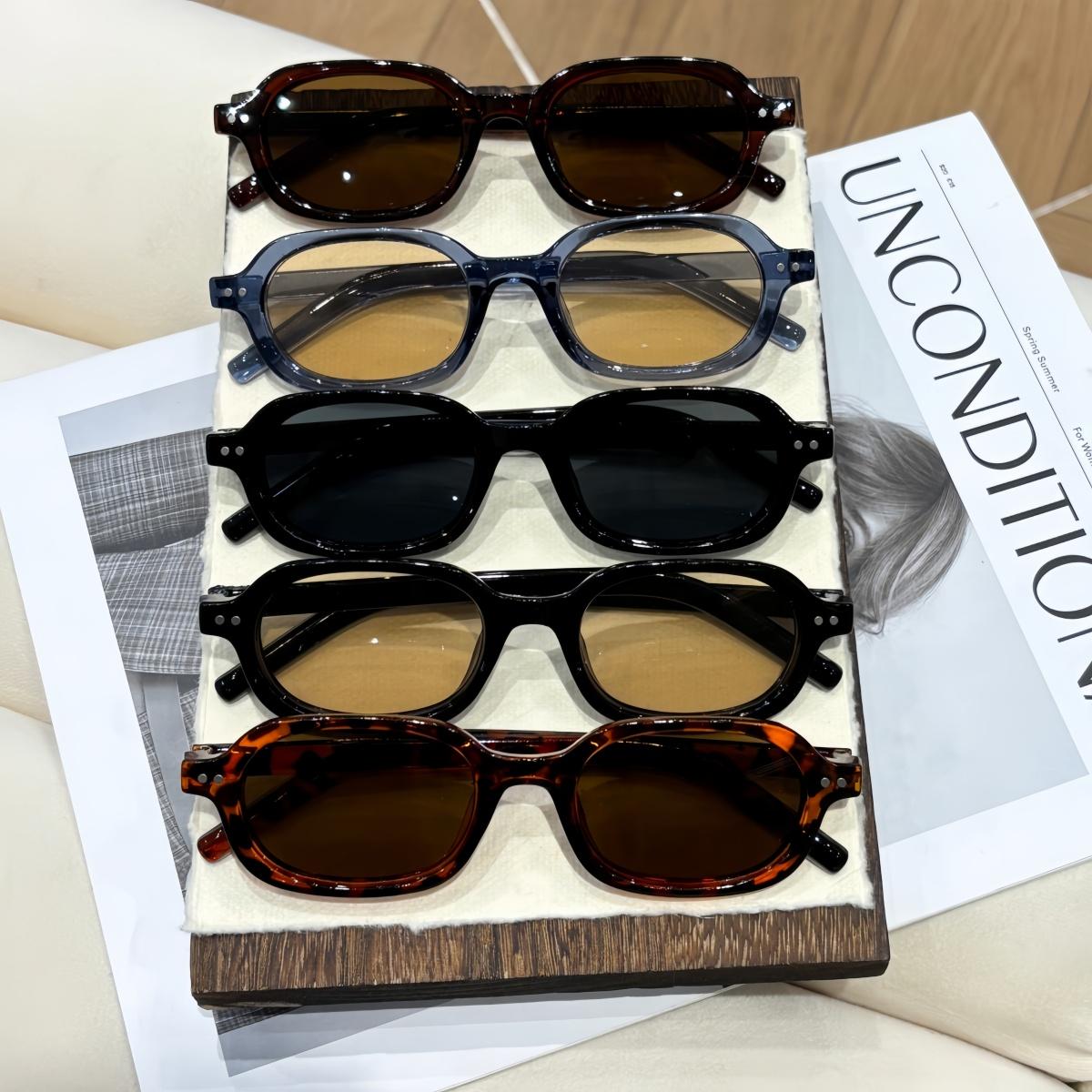 

5pcs European and American retro style men s and women s fashionable sunglasses, trendy and versatile, suitable for summer sun s
