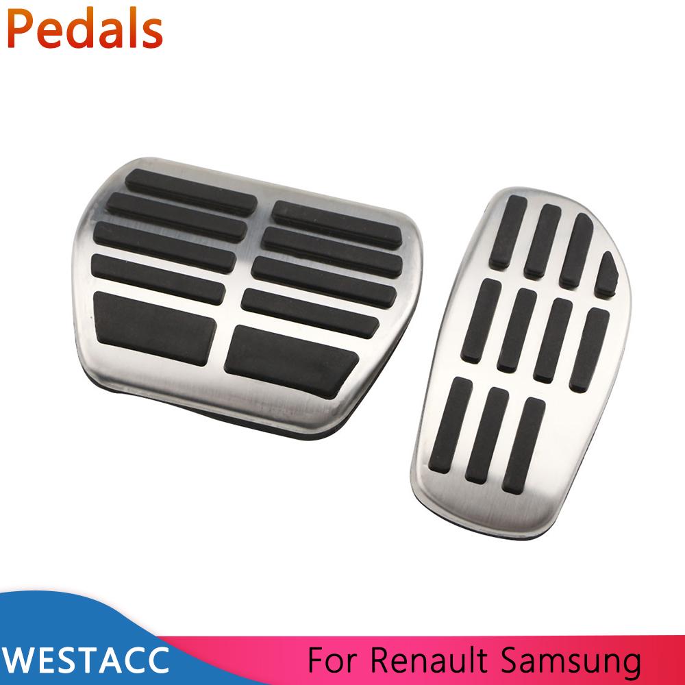 Autopedale für Renault Captur Koleos Kadjar Duster Scenic Espace für Samung QM6 2016- Gasbremsauflage Pedalabdeckung