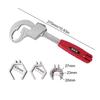 Self-Adjusting Bathroom Wrench Double-ended Sink Plumbers Wrench Adjustable Faucet Wrench  Kitchen
