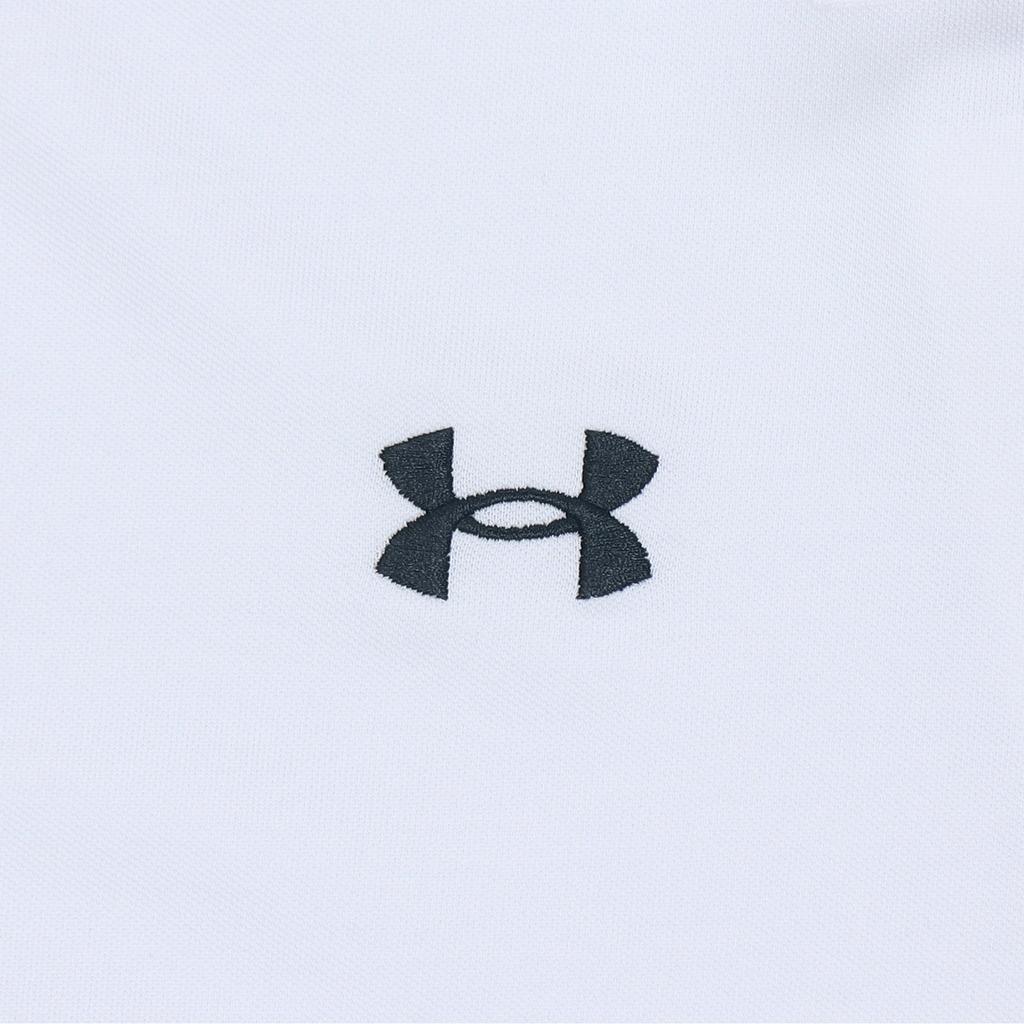 Under Armour Casual Sports Training Short Sleeve Polo Men Tops White 21500536-100