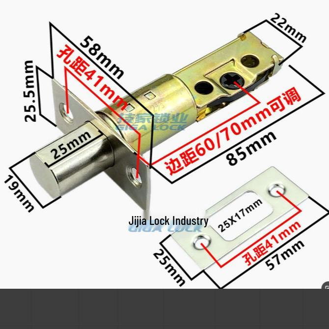 

Indoor Hidden Stainless Steel Deadbolt: Invisible Single/Double-Sided Mechanical Door Lock