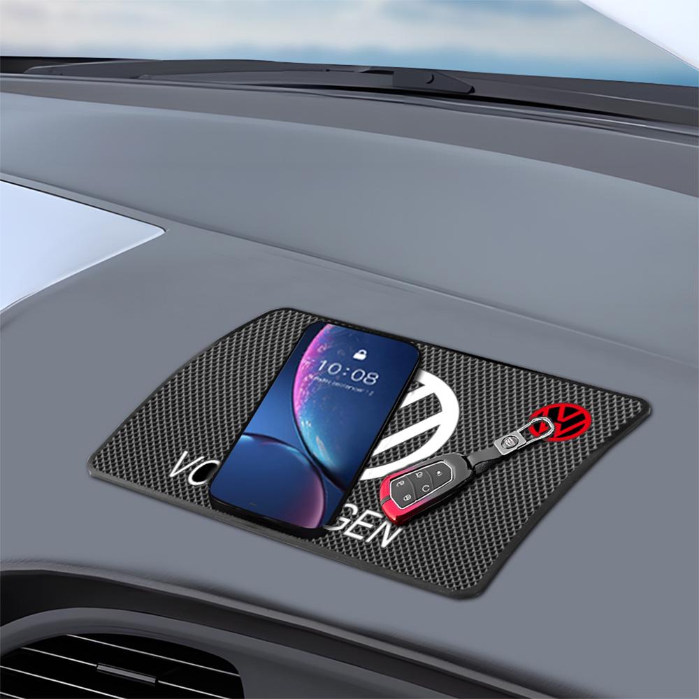 For VW Golf 6 Beetle GTI Tiguan Volkswagen GTI Jetta Bora Silicone Car Dashboard GPS Phone Toy Ornament Anti Slip Mat Valve Cap