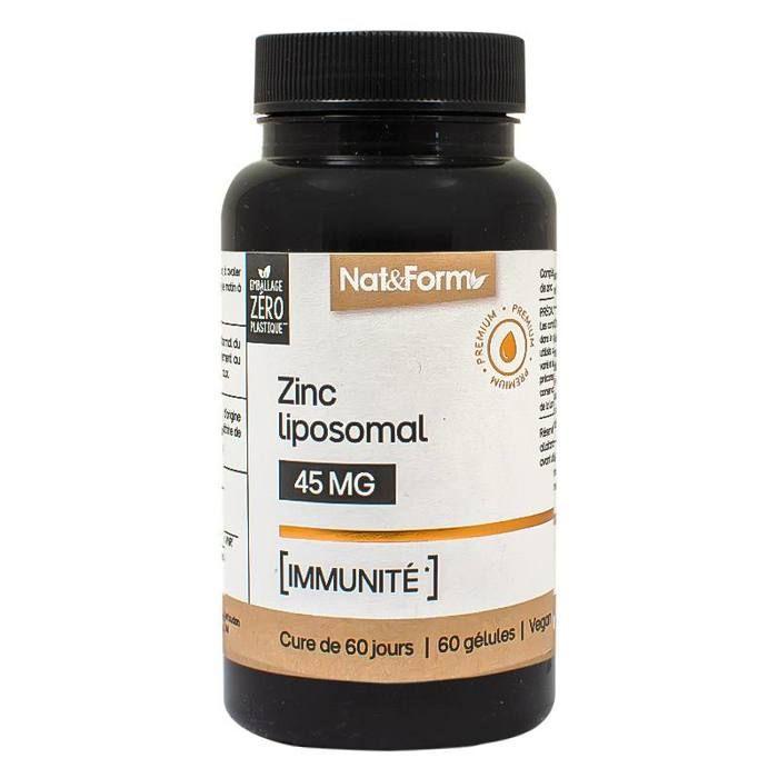 Nat&Form zinc liposomal 60 gélules