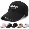 Baseball Cap Unisex Spring Summer Long Brim Embroidered Letter Cap Sunscreen Sun Hat
