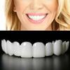 Two Sets of Simple Dentures, Artificial Teeth, DIY Temporary Restoration Dentures, Easy To Wear, Instant Dentures, Adhesive for Men and Women, Instant