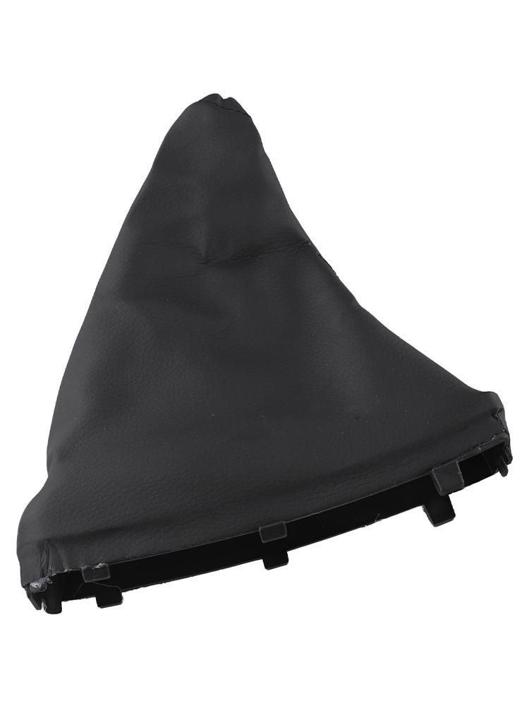 Custom Fit Black Leather Parking Handbrake Gaiter For Vehicle Interiors