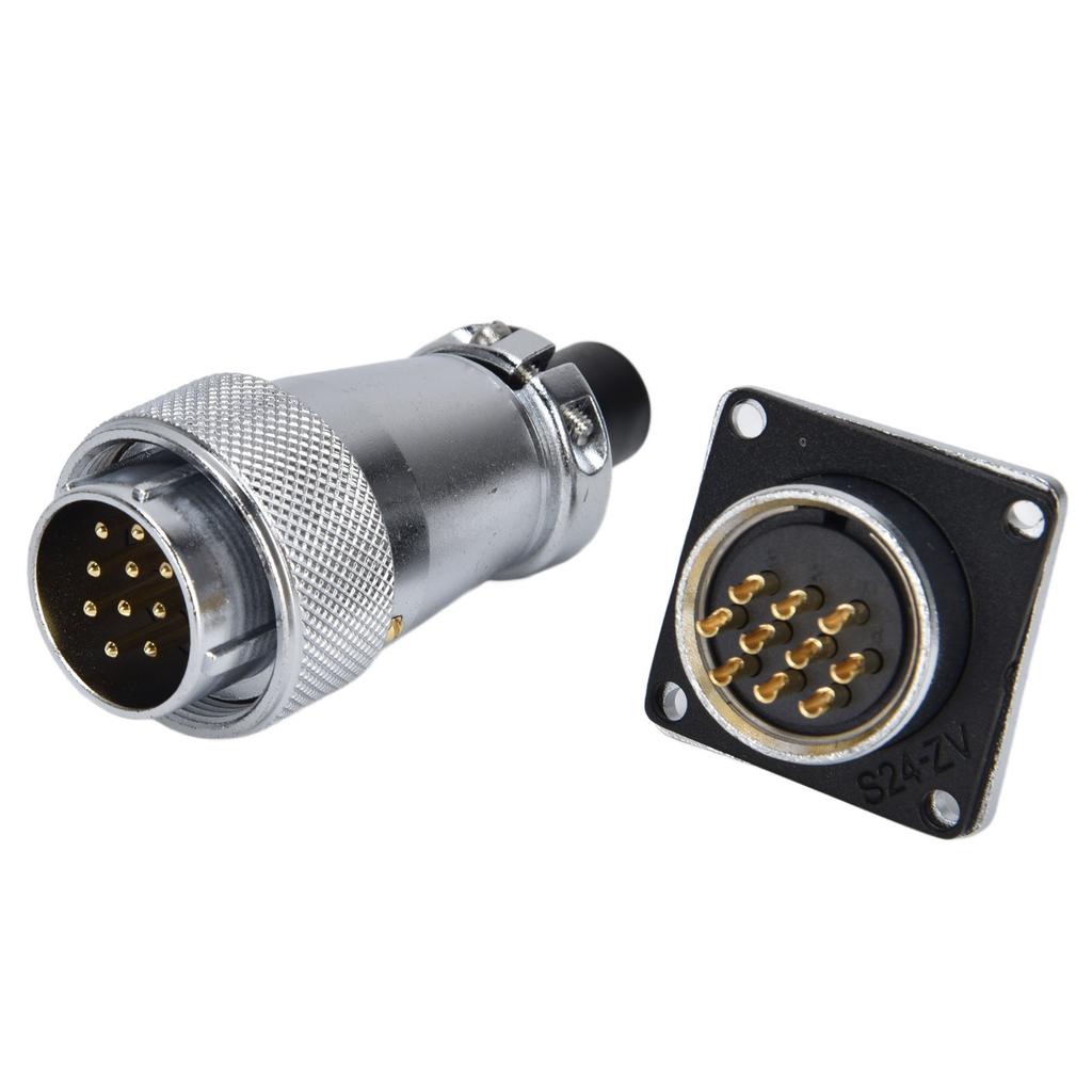 500V WS24 Aviation Plug Socket Connector Waterproof Power Connector for Aviation Plug Socket