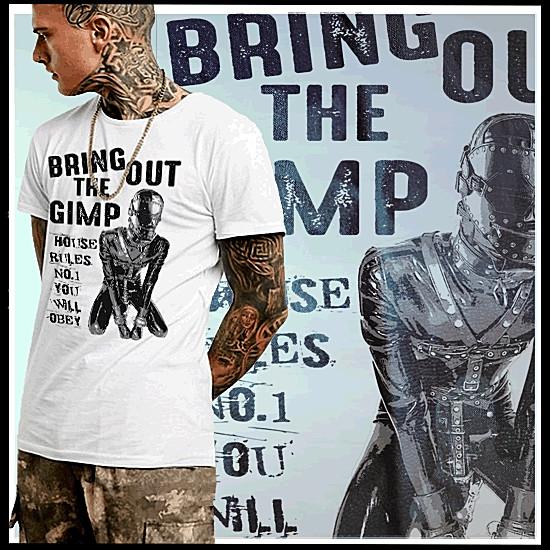 BDSM T-Shirt Bondage Masochist DOM of pleasure Dominatrix Femdom Gimp tee new S
