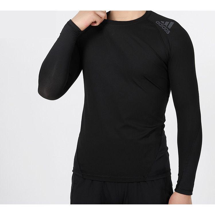 Adidas Alphaskin Sport Long Sleeve Training Compression Top Men Tops Black CF7267