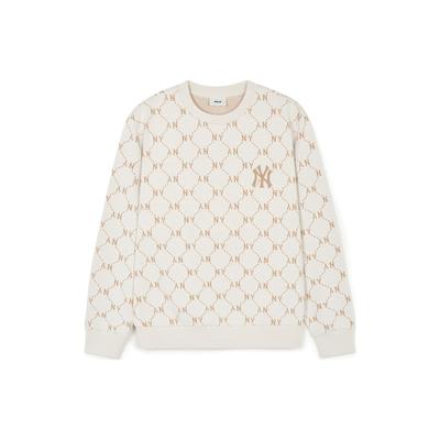 MLB T MONOGRAM SS24 Sweatshirt Unisex Crème 3AMTM0141-50CRS