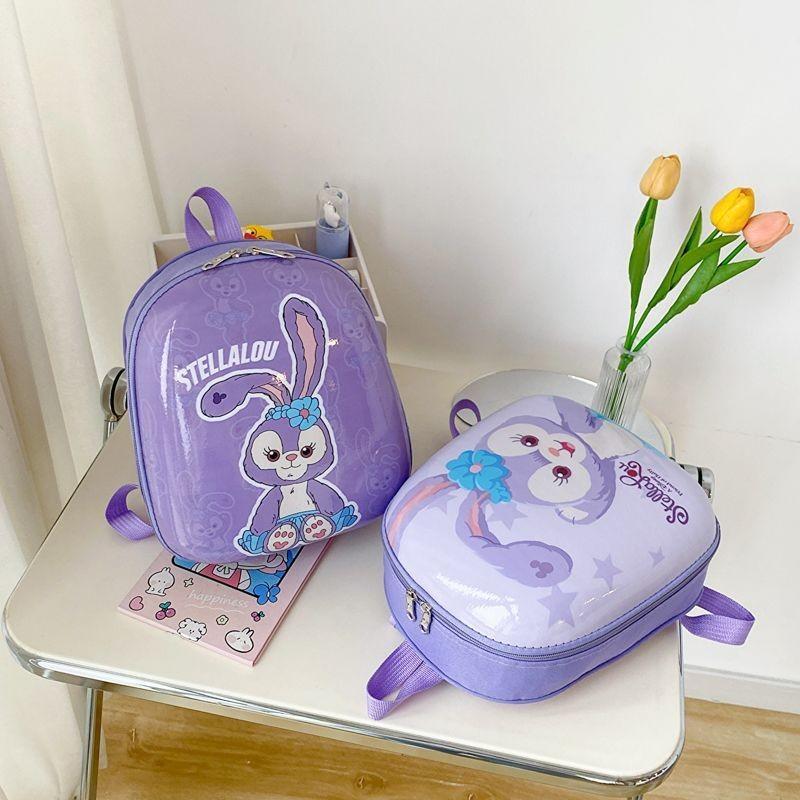 Stellalou Cartoon Hard Shell Backpack Embossed Design Large  Waterproof Capacity