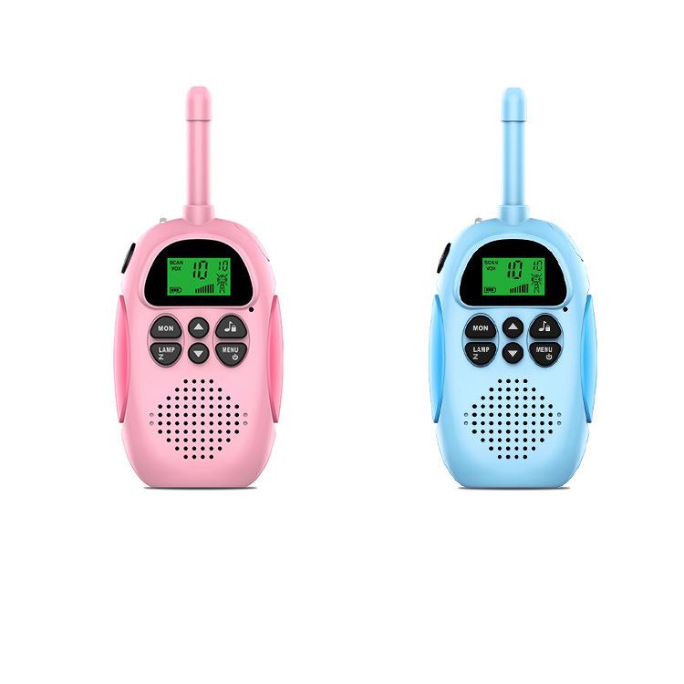 -border New Product Children's -talkie Handheld Wireless 3km Parent-child Interactive Gift Factory Wholesale Two Blue One Pair