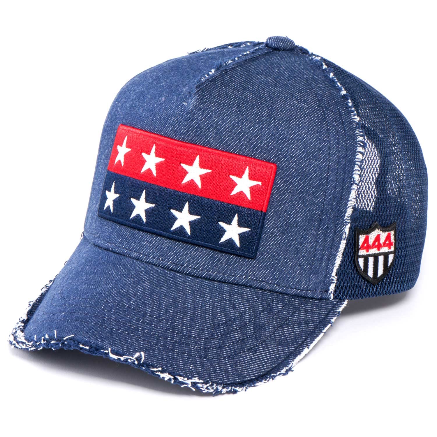 

[Yoshinori Kotake Design] Denim Red and White 8 Star Cap