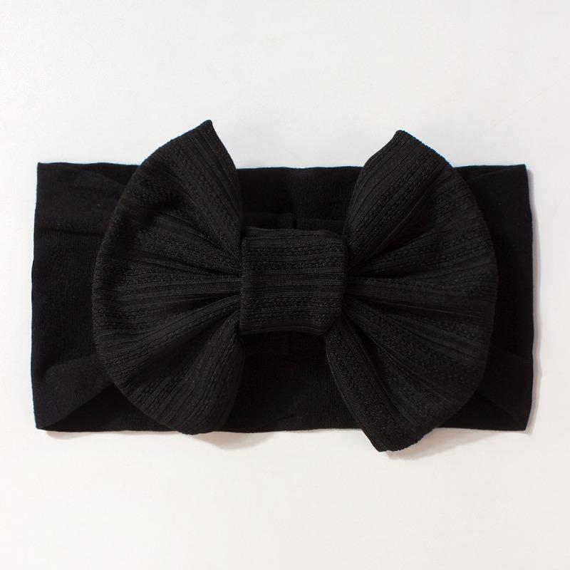New Thin Baby Headband, Cute Solid Color Bow Children's Headscarf, Summer Baby Hair Accessories