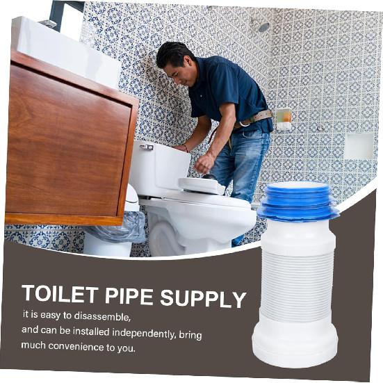 

Alipis ABS & Stainless Steel Toilet Drain Hose, Expandable, Universal Connector, White, 9.82 L x 4.95 OD, 1 Pack