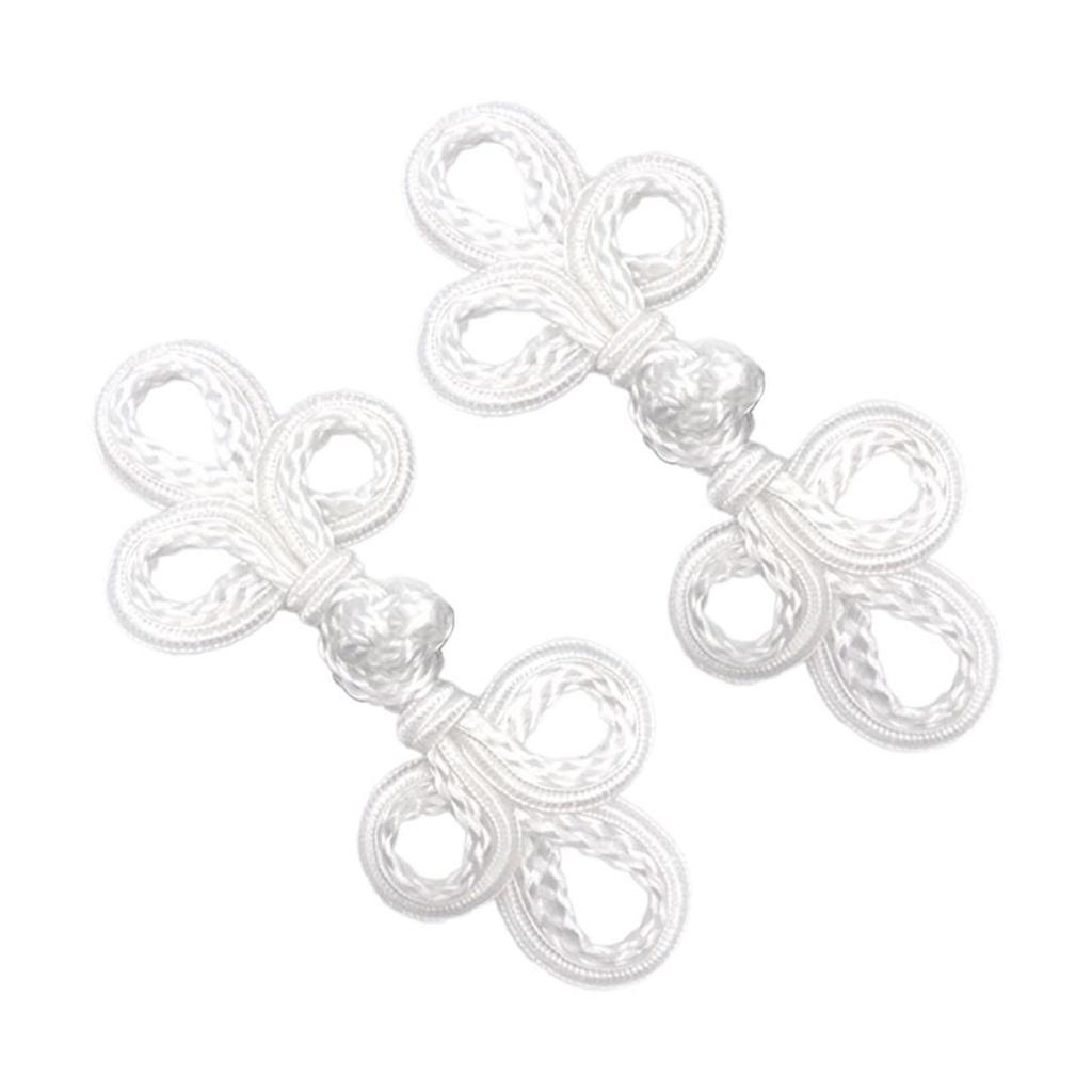 2 Stück Dekorative Kleiderknöpfe Cheongsam-Knöpfe Chinesischer Knoten Froschknöpfe für Hanfu Strickjacke Outfit Kostüme Dekoration