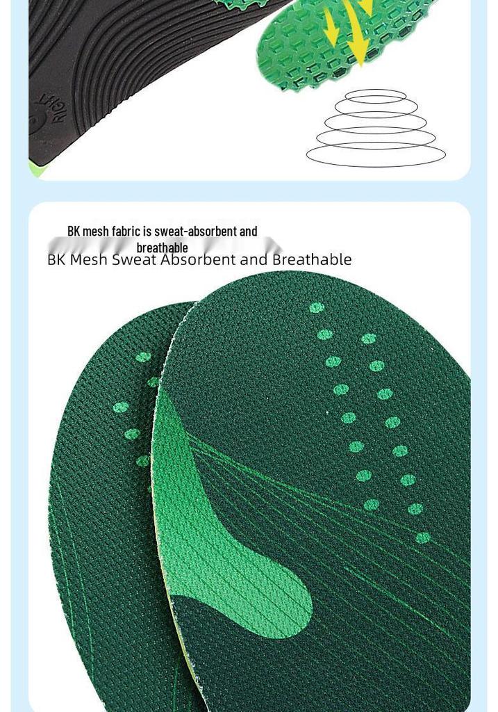 Unisex Orthopedic Sports Insoles for Military Training, Running, and Basketball - TPE Arch Support with High Elastic Shock Absorption