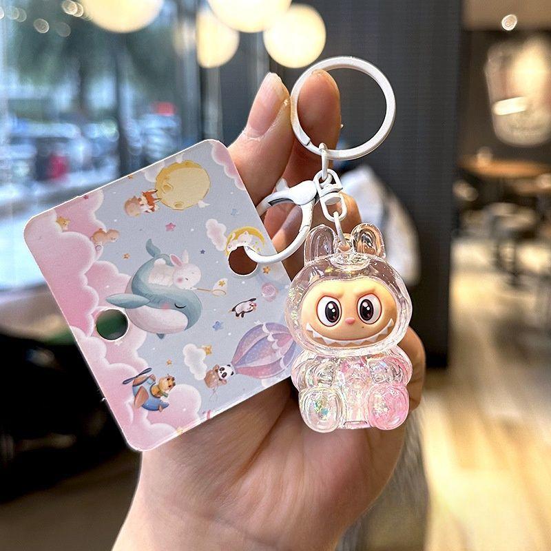 

Серия Лабубу Смола Мультяшный Брелок Креативный Мобильный Телефон Бусина Парная Подвеска