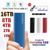High-Capacity 2TB Portable SSD USB Flash Drive - Black