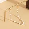 Mode Imitation Perle Nasenclip Ring Mit Ohrring für Frauen Ohne Nasenpiercing Körperkette Schmuck Party Tänzer Zubehör