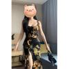Fishing Dating Dress Floral Dress Women's Summer Slim Temperament Stylish Skirt