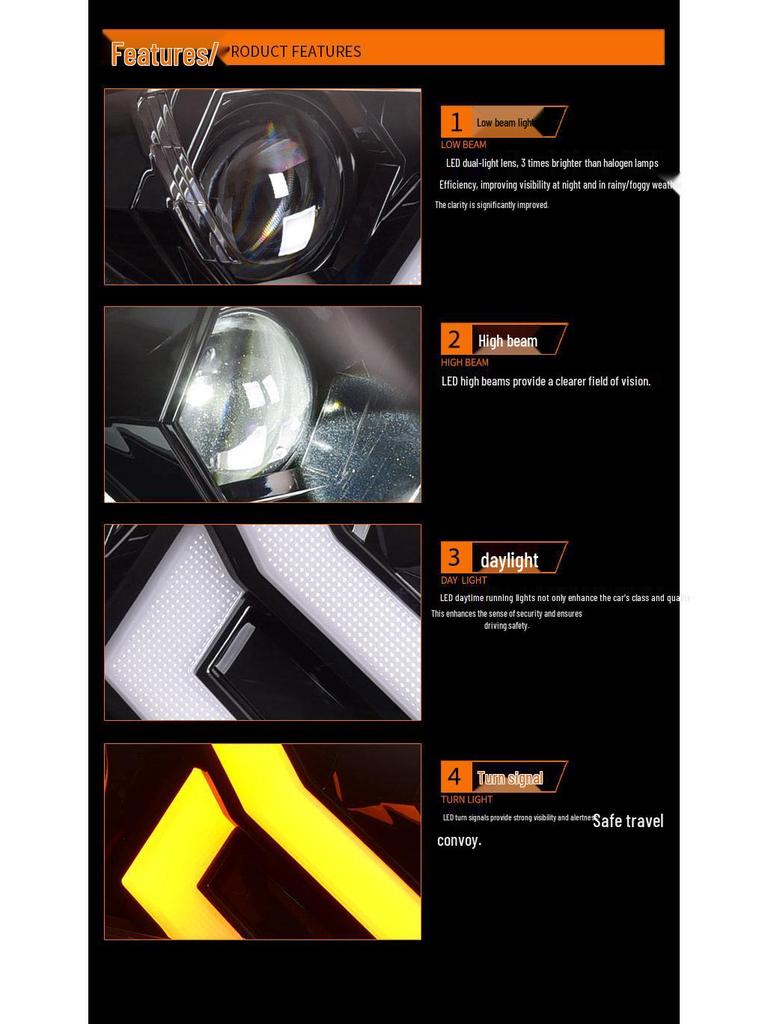 Honda Civic 9th Gen (2012-2015) LED Headlight Assembly: Dynamic DRL & Sequential Turn Signals