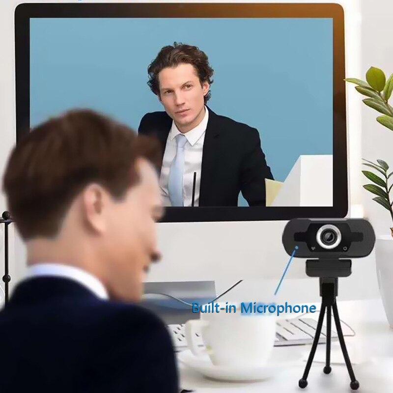 Kamera internetowa 1080P Mini Full HD z wbudowanym mikrofonem Interfejs USB 1920*1080 Kamera wideo Szerokoekranowa kamera internetowa do Laoptop