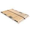 Slatted Bed Base Without Mattress with 28 Slats 7 Zones 140x200 Cm