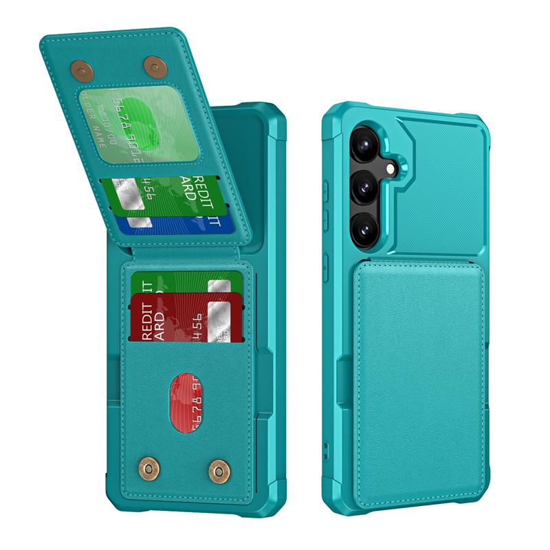 Samsung A05S Flip Card Holder Case: Anti-drop Wallet with Card Insert, Cross-border Compatible.