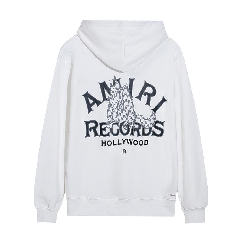 AMIRI Unisex High-Definition Print Casual Hoodie - 2024 Autumn/Winter American Trendy Collection